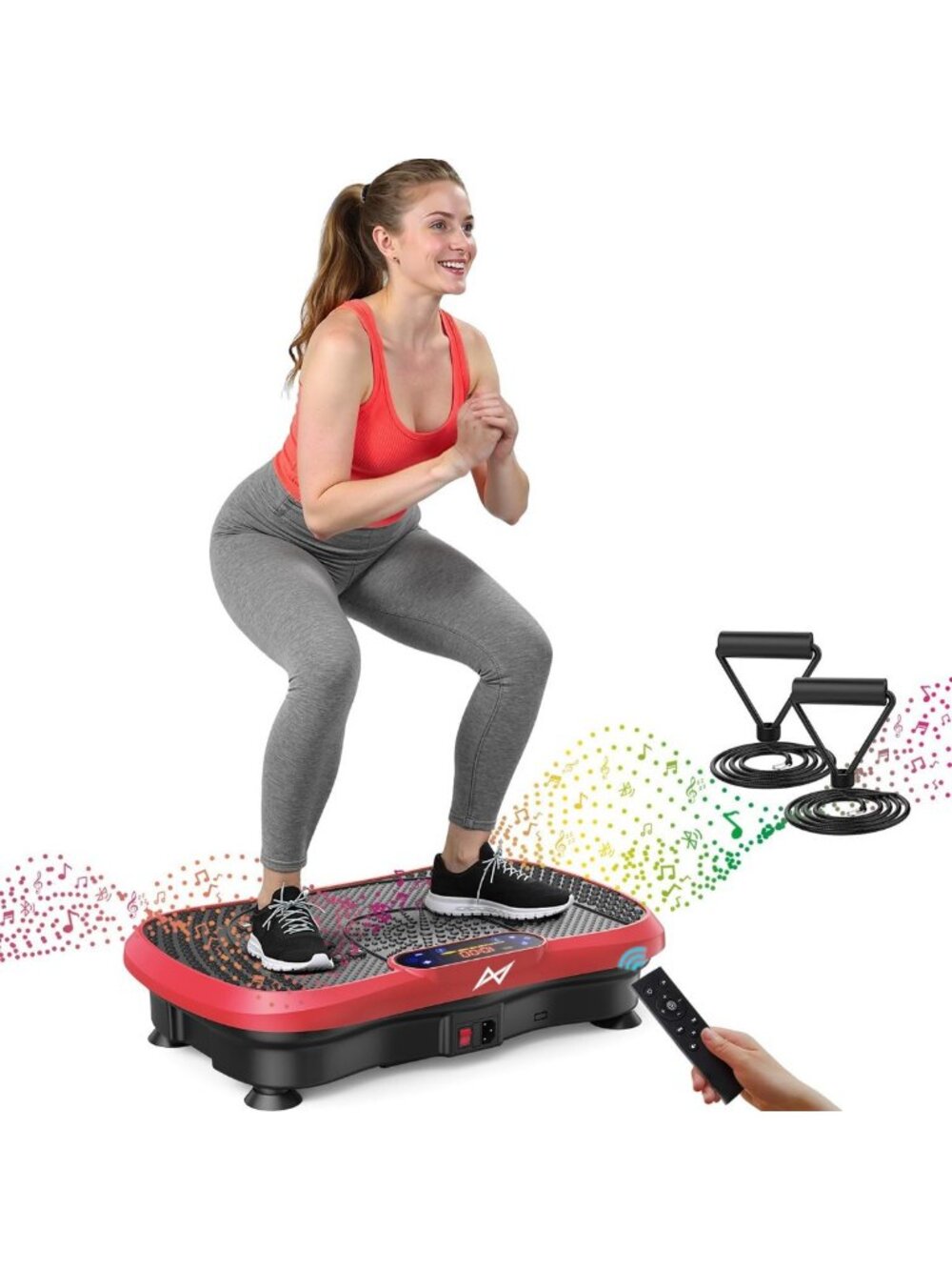 Vibration Plate Fitness Machine - Full Body Workout, Home Exercise Platform